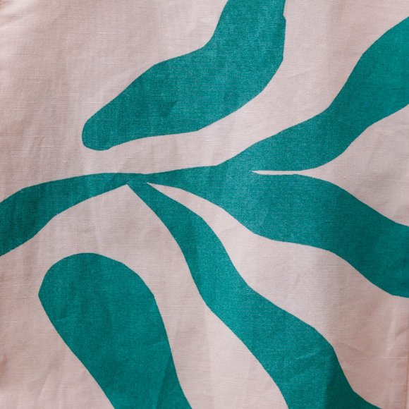 Marimekko Agnete Floretti Peach and Green Midi Dress - Picture 10 of 14